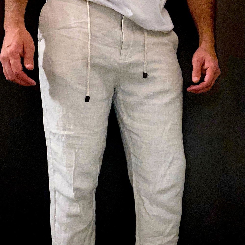 Zara - Comfy, Khaki Beach Pants!